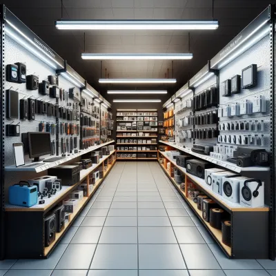 Sortiment eines Euronics Elektrohandel