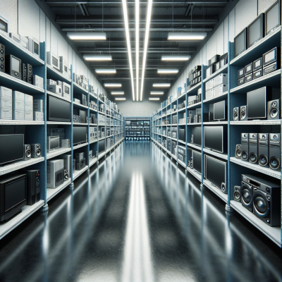 Sortiment eines Expert Elektrohandel