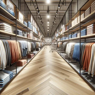 Sortiment eines ZARA Bekleidungsgeschäft in Berlin