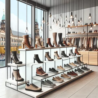 Sortiment einer Skechers Filiale