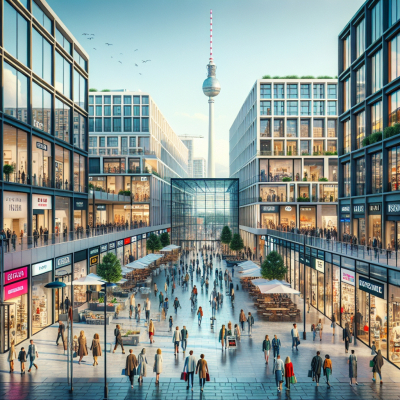 Einkaufsläden in Gropius Passagen