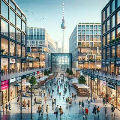 Einkaufsläden in Gropius Passagen