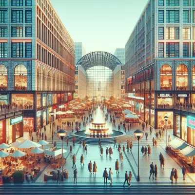 Einkaufsläden im Spandau Arcaden