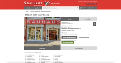 Bauhaus Filiale - Wilmersdorfer Str. 32 - 10585 Berlin-Charlottenburg