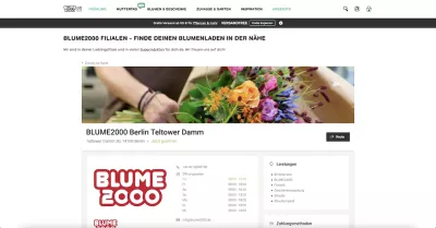 Blume2000 Filiale - Teltower Damm 30 - 14169 Berlin