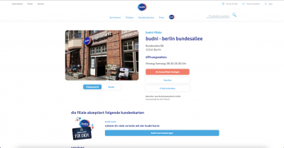 BUDNI Filiale - Bundesallee 88 - 12161 Berlin