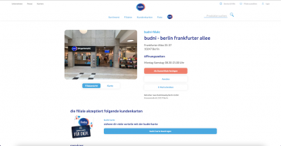 BUDNI Filiale - Frankfurter Allee 35-37 - 10247 Berlin