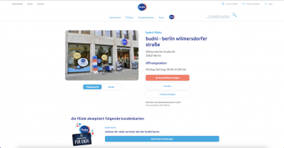 BUDNI Filiale - Wilmersdorfer Straße 60 - 10627 Berlin