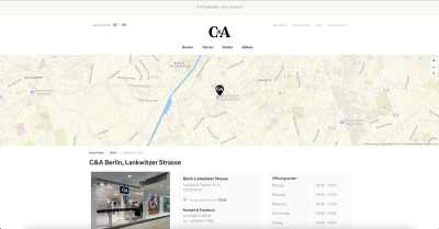 C&A Filiale - Lankwitzer Strasse 19-24 - 12209 Berlin