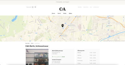 C&A Filiale - Schlossstrasse 17a - 12163 Berlin
