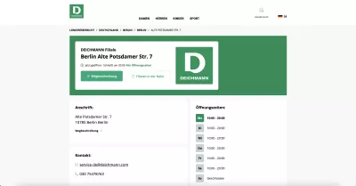 Deichmann Filiale - Alte Potsdamer Str. 7 - 10785 Berlin