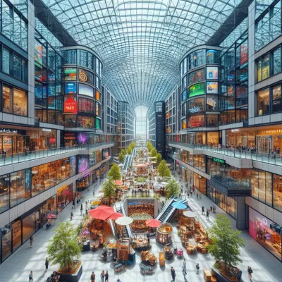 Einkaufsläden im Living Berlin