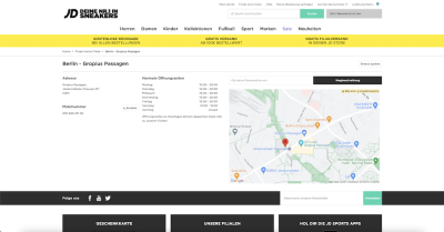 JD Sports Filiale - Johannisthaler Chausee 317 - 12351 Berlin