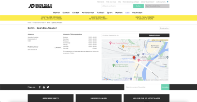 JD Sports Filiale - Klosterstraße 3 - 13581 Berlin