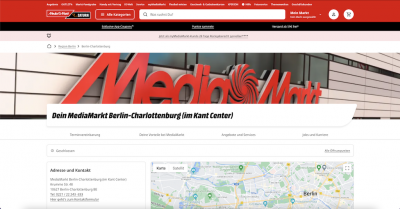 MediaMarkt Filiale - Krumme Str. 48 - 10627 Berlin-Charlottenburg
