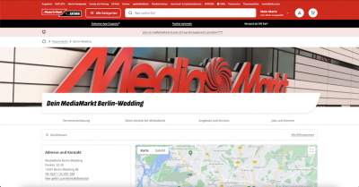 MediaMarkt - Pankstr. 32-39 - 13357 Berlin-Wedding