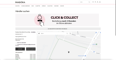 Pandora Filiale - Bahnhofstraße 33-38 - 12555 Berlin