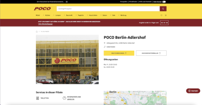 Poco Filiale - Adlergestell 301 - 12489 Berlin-Adlershof