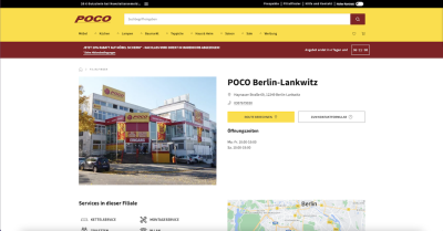 Poco Filiale - Haynauer Straße 69 - 12249 Berlin-Lankwitz