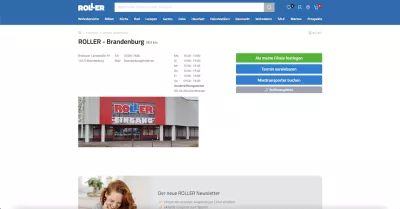 Roller Filiale - Brielower Landstraße 19 - 14772 Brandenburg