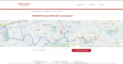 Rossmann Filiale - Europaplatz 1 - 10557 Berlin