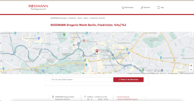 Rossmann Filiale - Friedrichstr. 141a/142 - 10117 Berlin