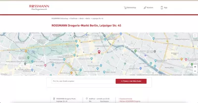 Rossmann Filiale - Leipziger Str. 45 - 10117 Berlin