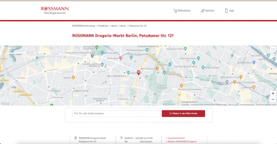 Rossmann Filiale - Potsdamer Str. 121 - 10783 Berlin