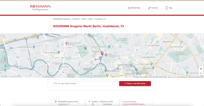 Rossmann Filiale - Invalidenstr. 73 - 10557 Berlin
