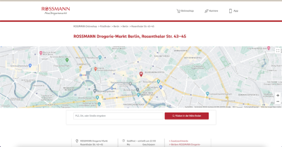 Rossmann Filiale - Rosenthaler Str. 43-45 - 10178 Berlin