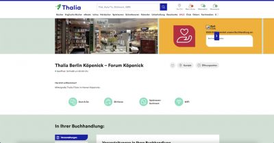 Thalia Filiale - Bahnhofstr. 33-38 - 12555 Berlin