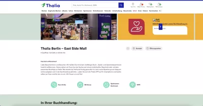 Thalia Filiale - Tamara-Danz-Str. 11 - 10243 Berlin